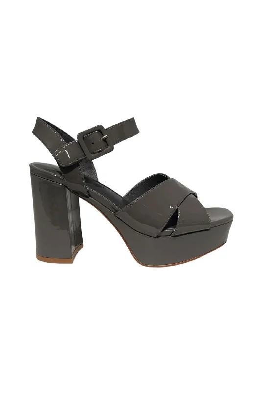 Jeffrey Campbell Amma-NW In Grey Patent