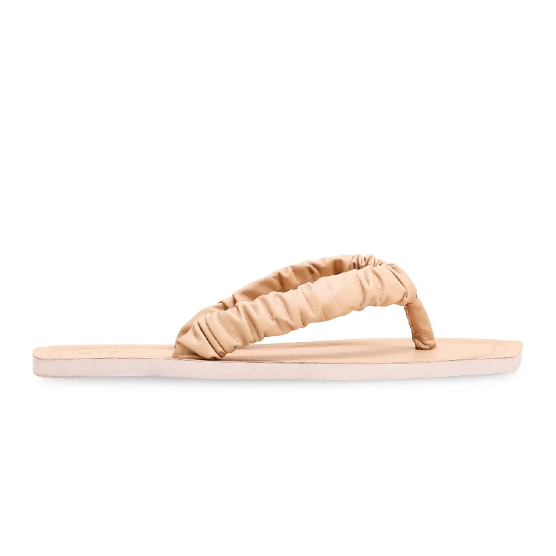Beige Casual Chappal CL9301 Strap - Up Sandal Resort Style  