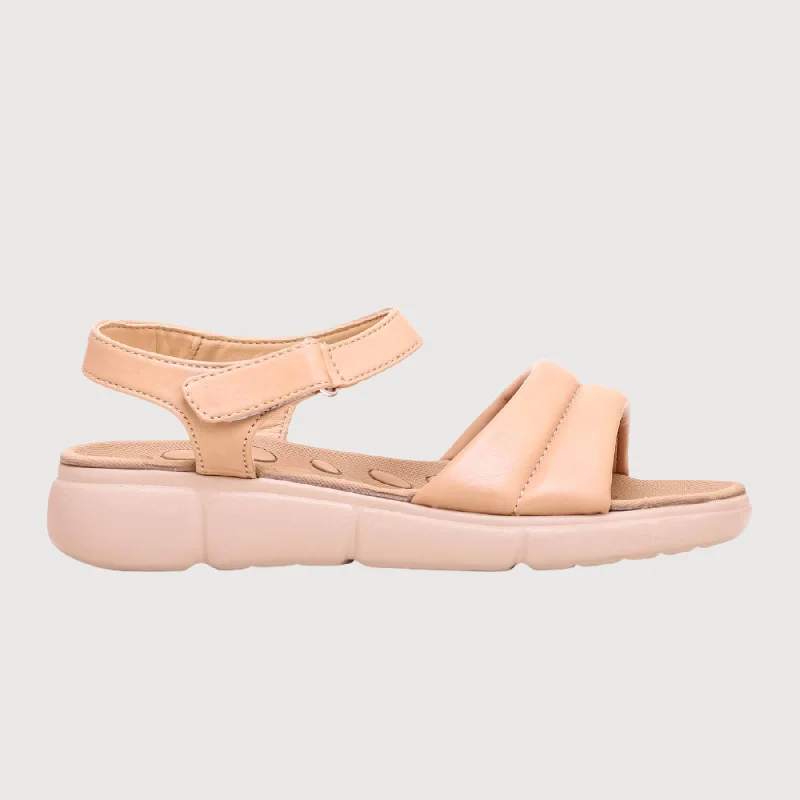 Beige Formal Sandal PU0297 Hemp - Material Shoe Style  