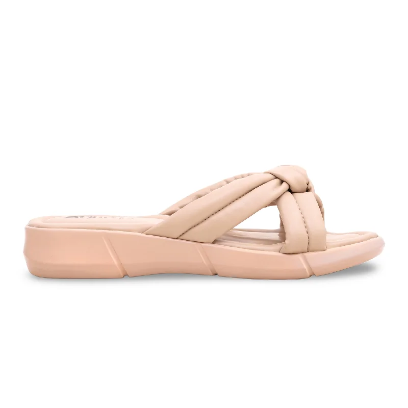 Beige Formal Slipper PU0050 Hip - Hop Sneaker Style  