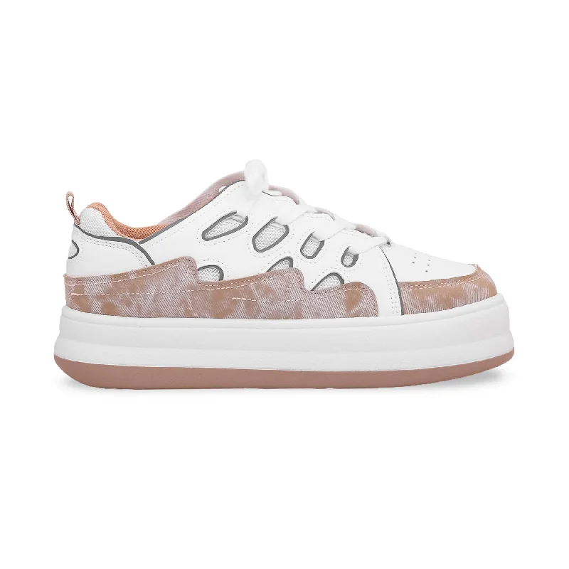 Beige High Sole Sneaker AT7222 Desert Boot Utility Style  