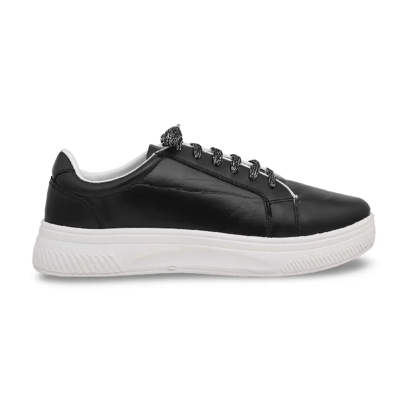 Black Casual Sneaker AT7298 Striped Shoe Style  