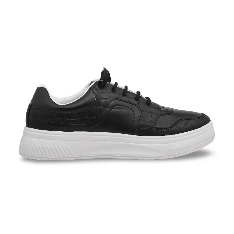 Black Casual Sneaker AT7299 Patchwork Shoe Aesthetic  