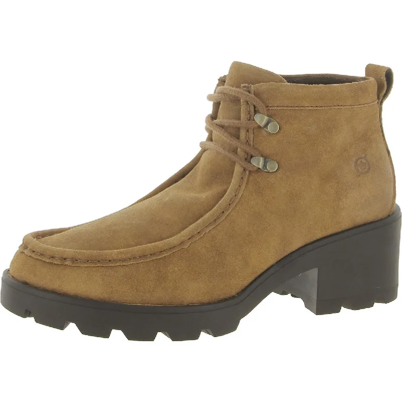 Born Womens Griffin Leather Ankle Chukka Boots