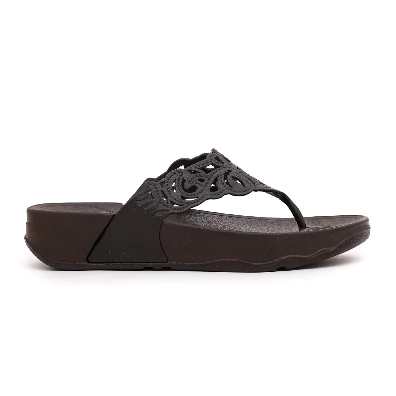 Brown Casual Flip Flop Cl9243 Distressed Leather Shoe Style  