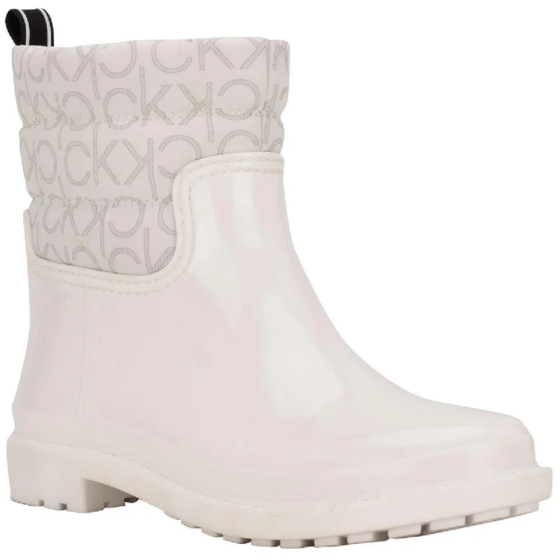 Calvin Klein Womens Sonya Logo Ankle Winter & Snow Boots