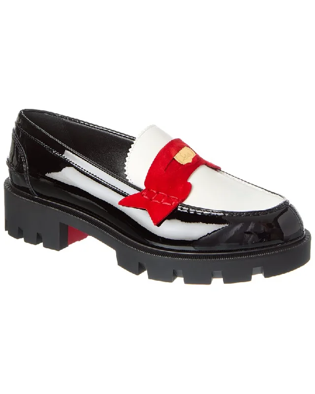 Christian Louboutin Penny Lug Leather Loafer