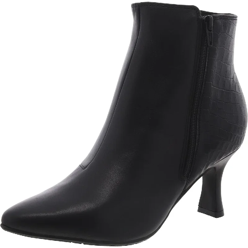 Clarks Womens Kataleyna Glow Zipper Pointed Toe Booties