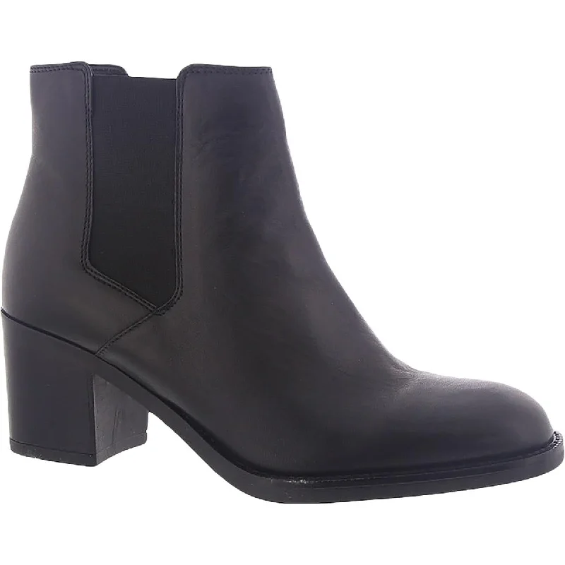 Clarks Womens Mascarpone Bay Leather Ankle Block Heel Boot