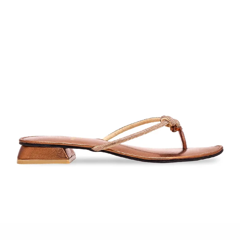 Copper Fancy Chappal FN0739 Ivy League - Inspired Derby Look 