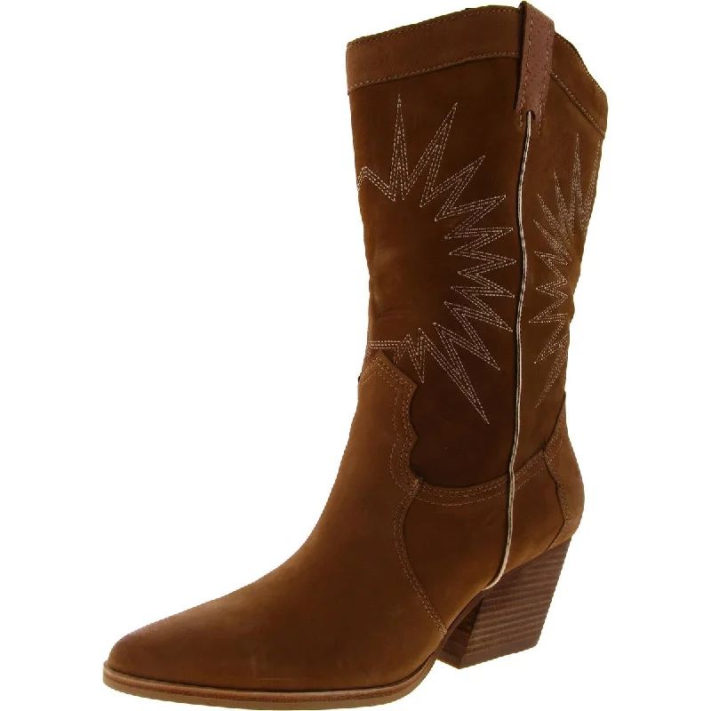 Dolce Vita Womens Leather Tall Cowboy, Western Boots