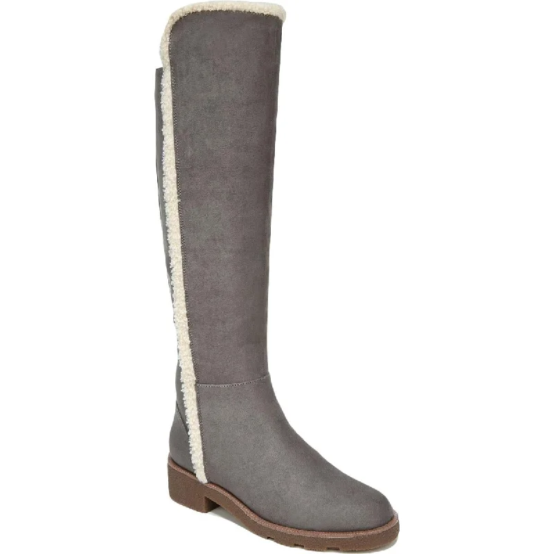 Dr. Scholl's Shoes Womens Talia Microsuede Tall Knee-High Boots