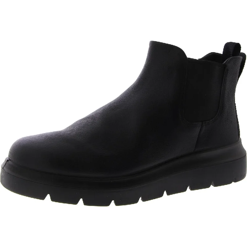 ECCO Womens Nouvelle Leather Pull On Chelsea Boots