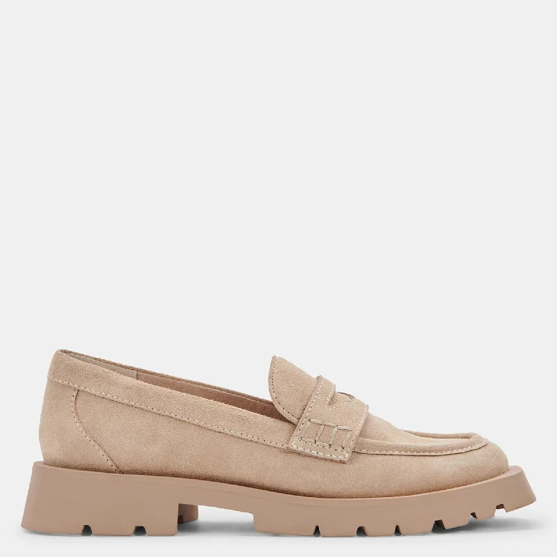 Elias Flats Dune Suede