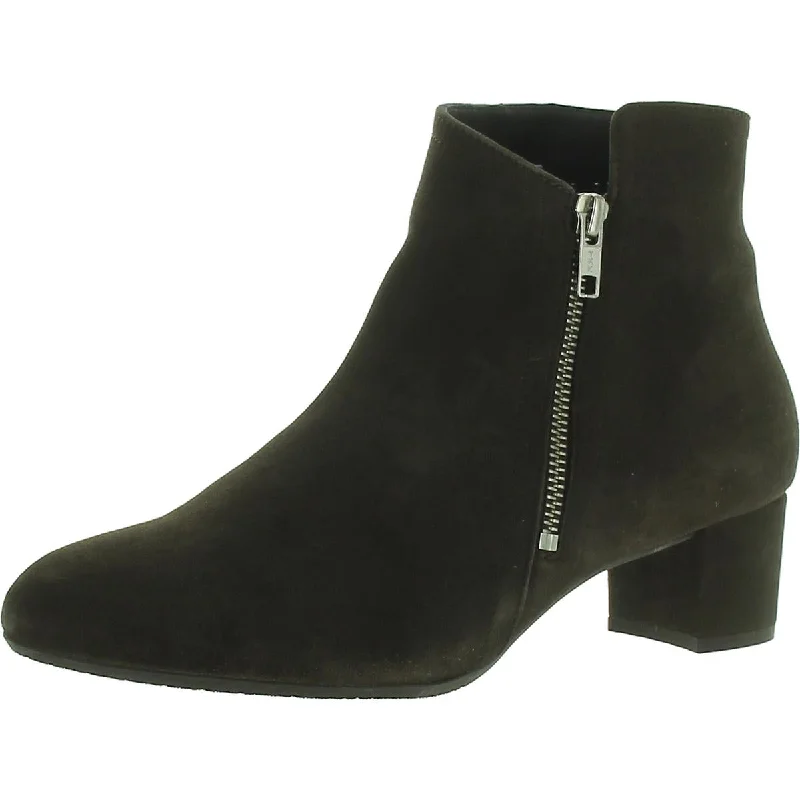 Eric Michael Womens Suede Padded Insole Ankle Boots