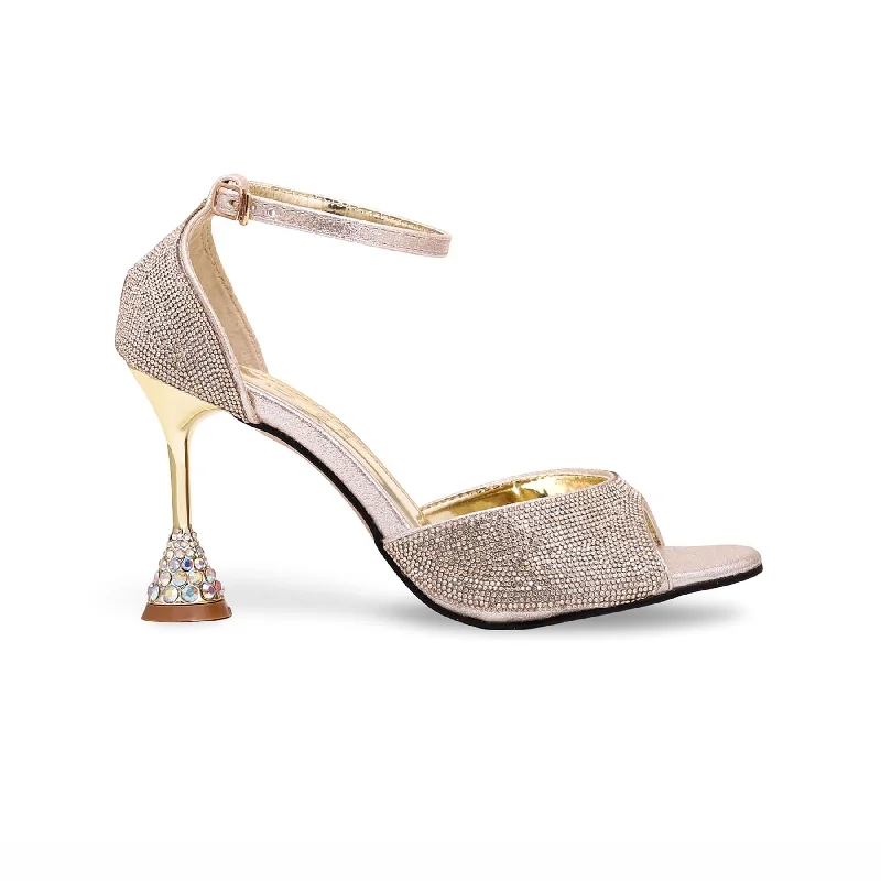 Golden Fancy Bridal Sandal FN5885 Retro Plimsoll Style  
