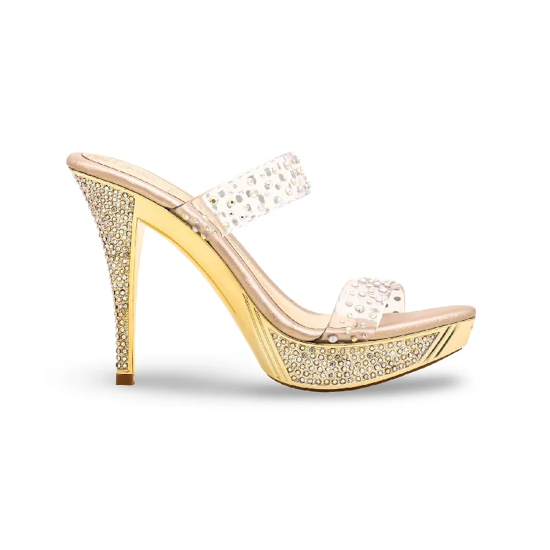 Golden Fancy Bridal Sandal FN7664 Minimalist Sneaker Style  