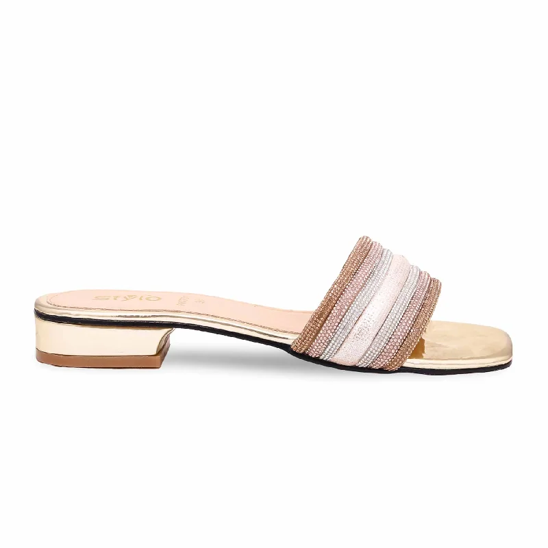 Golden Fancy Slipper FN7781 Rubber - Sole Plimsoll Look  