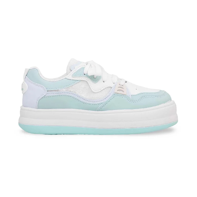 Green High Sole Sneaker AT7223 Single - Buckle Monk Look  