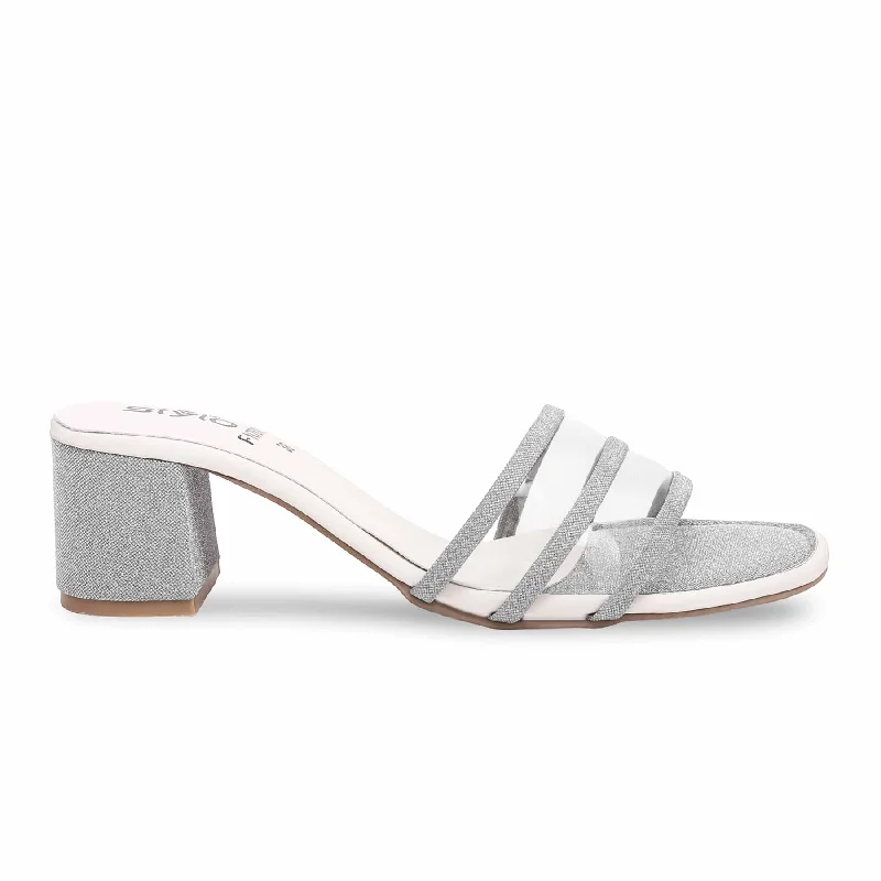 Grey Fancy Slipper FN7818 Tailored Oxford Style 