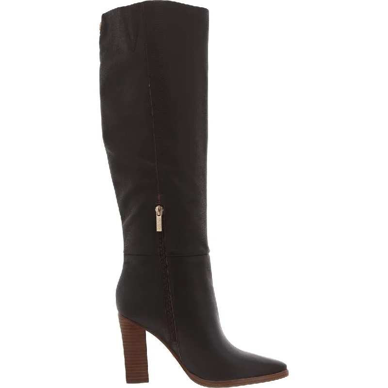 Guess Womens LANNIE Faux Leather Pointed toe Knee-High Boots