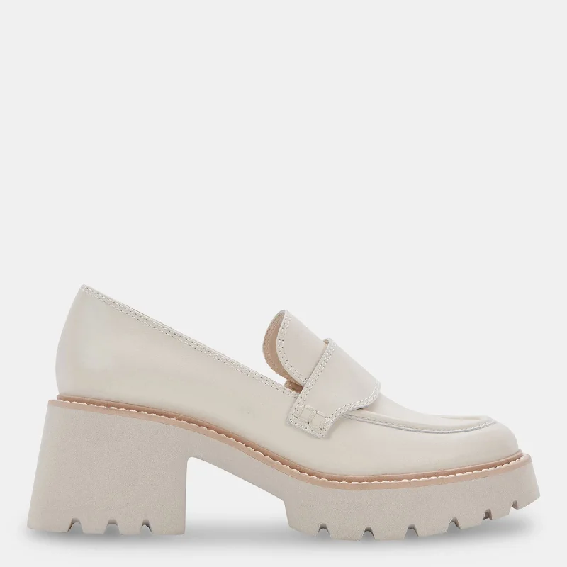 HALONA LOAFERS IVORY LEATHER