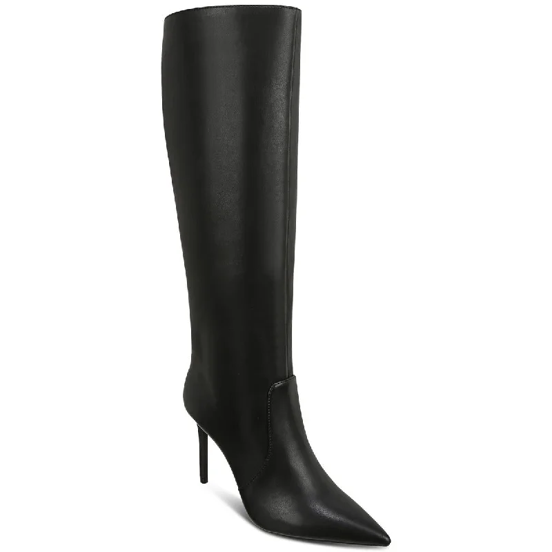 INC Womens Havannah Faux Leather Pointed Toe Knee-High Boots