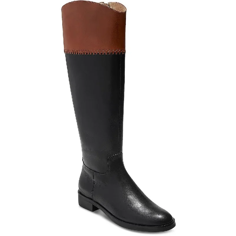 Jack Rogers Womens Adaline Leather Tall Knee-High Boots