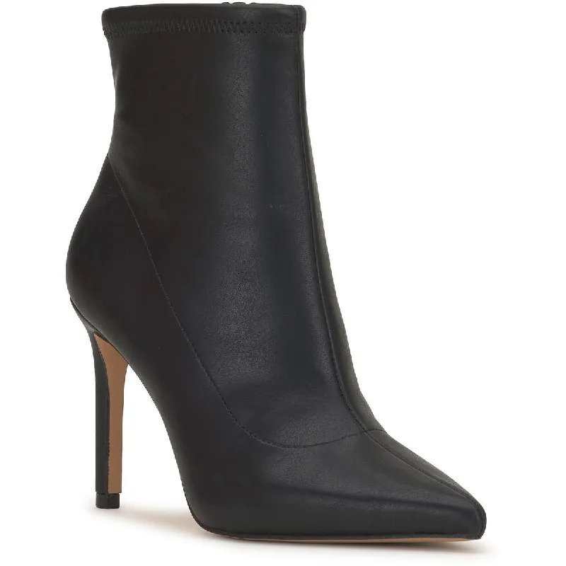 Jessica Simpson Womens Faux Leather Booties