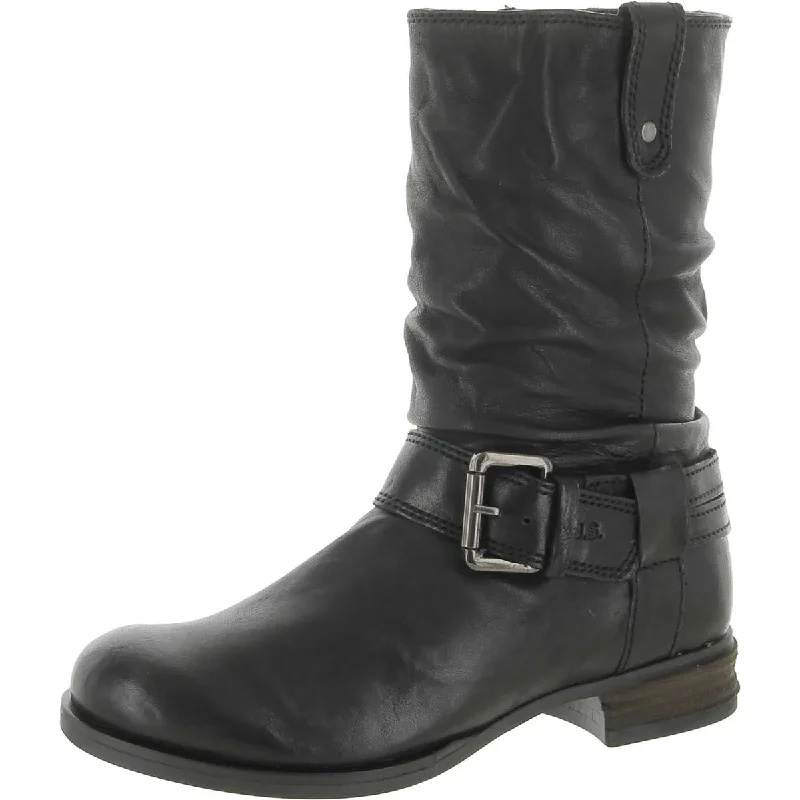 Josef Seibel Womens Tucson Leather Slouchy Ankle Boots