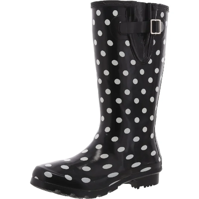 Journee Collection Womens Round toe Water resistant Rain Boots