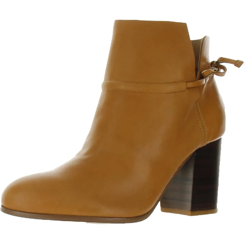 Kelsi Dagger Womens Leather Slip On Ankle Boots