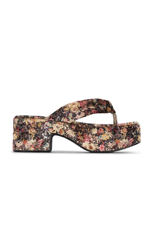 Jeffrey Campbell Luau In Multi Velvet Floral