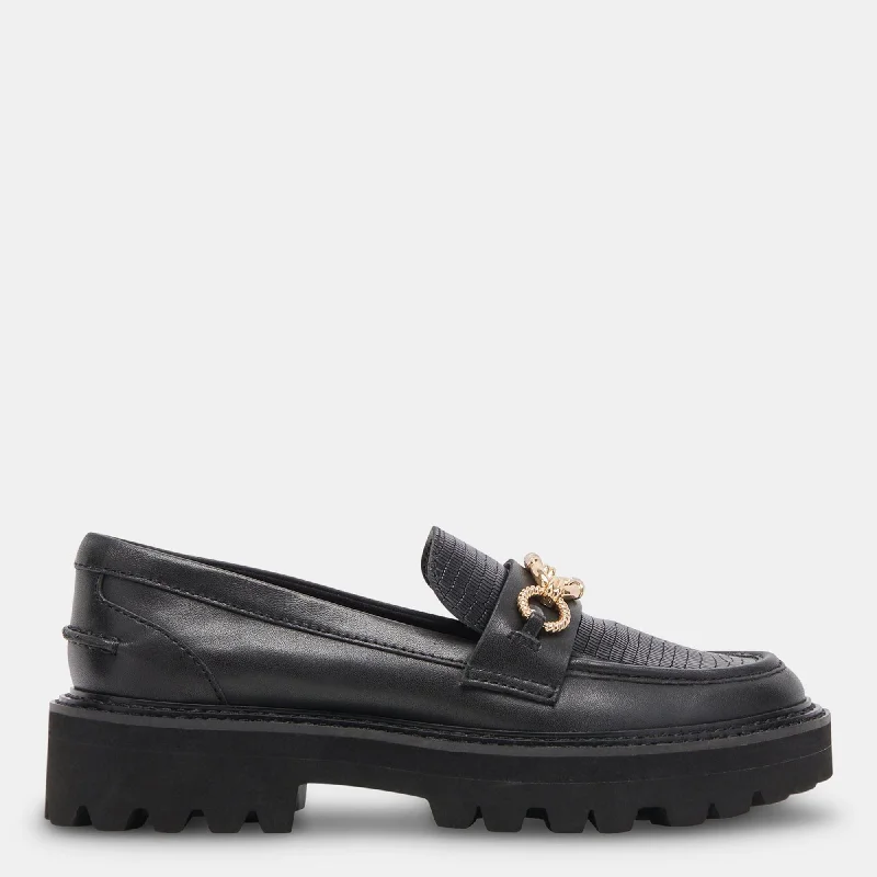 MAMBO LOAFERS BLACK MULTI LEATHER