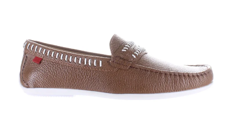 Marc Joseph New York Mens Loafer Sz 8.5 Checkered Shoe Pattern Look  
