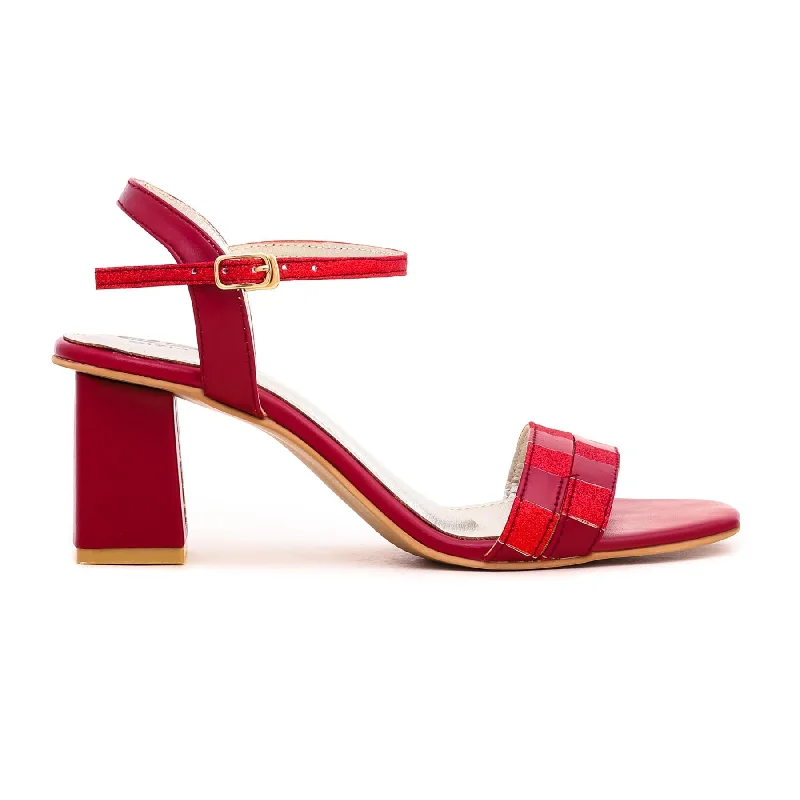 Maroon Fancy Sandal FN5563 Tech - Inspired Sneaker Look  