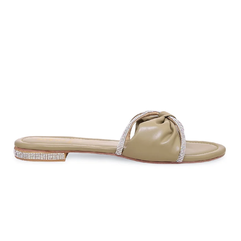 Mehndi Formal Slipper FR8243 Tech - Inspired Sneaker Look  
