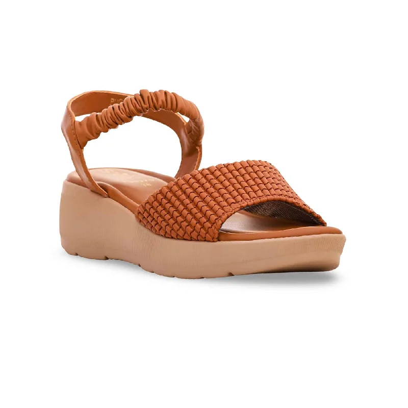 Mustard Formal Sandal PU0279 Monochromatic Shoe Look  