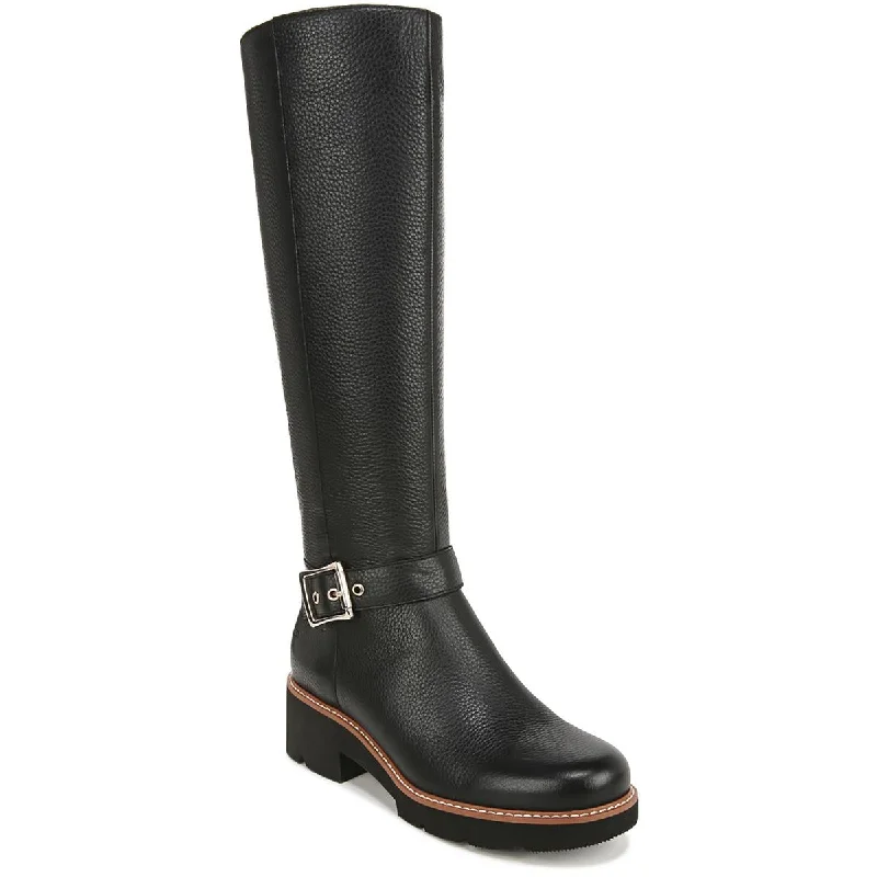 Naturalizer Womens Darry Leather Block Heel Knee-High Boots