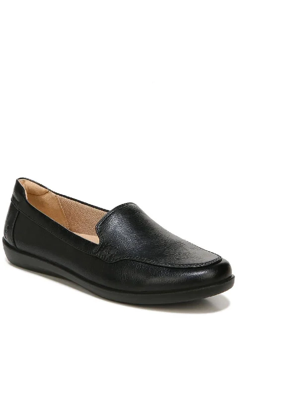 Nina Womens Faux Leather Slip On Loafers