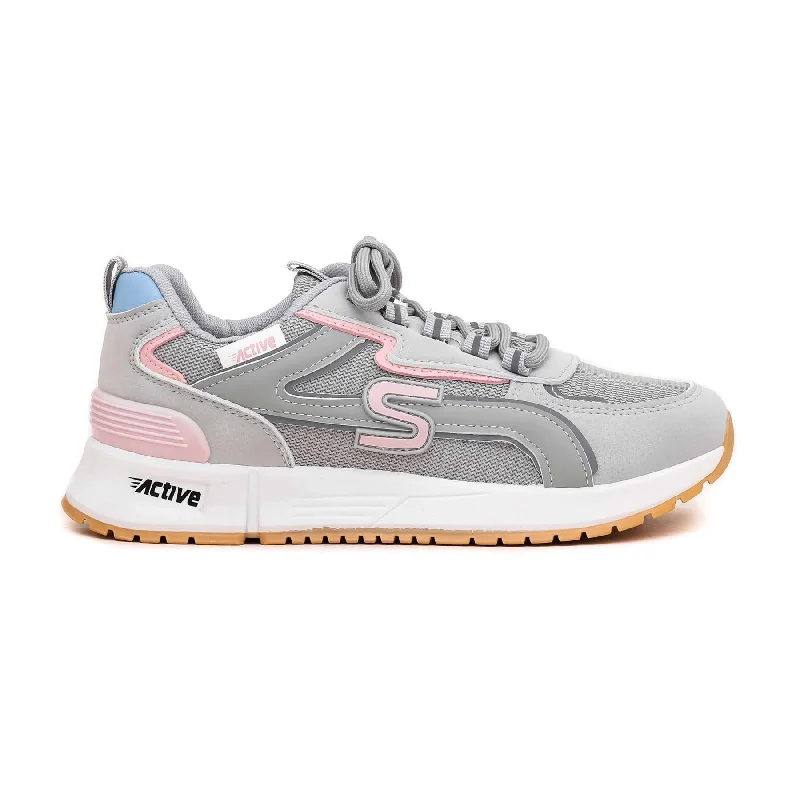 Pink Casual Sneaker AT7224 Open - Lacing Derby Look  