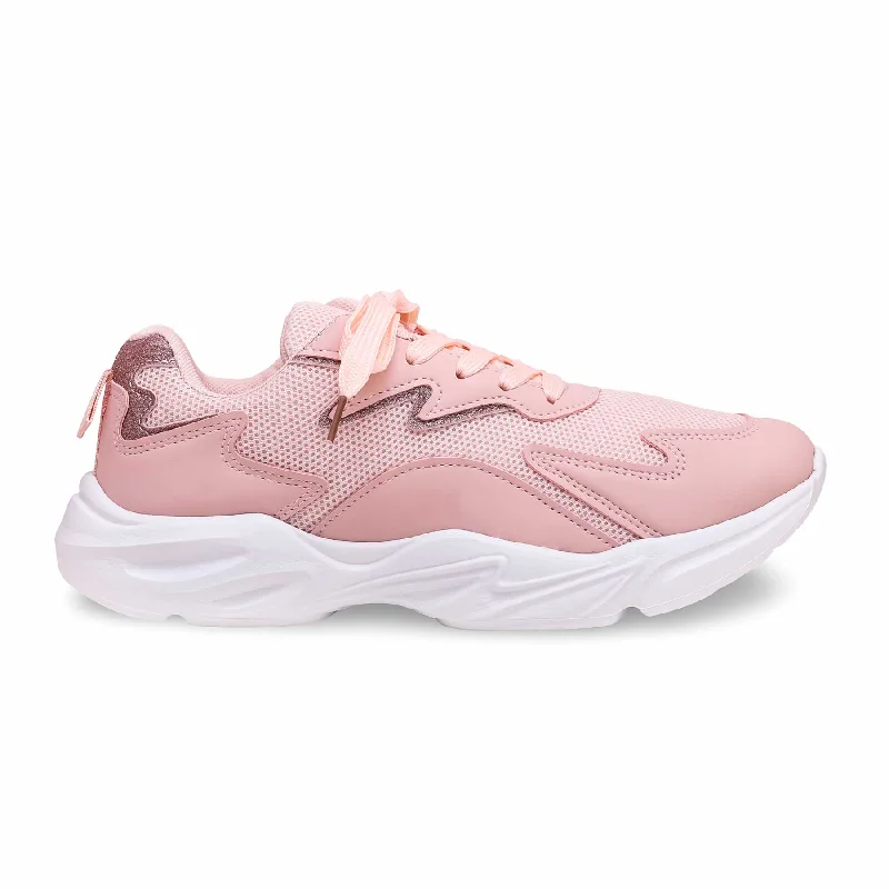 Pink Casual Sneaker AT7261 Tassel Driving Shoe Look 