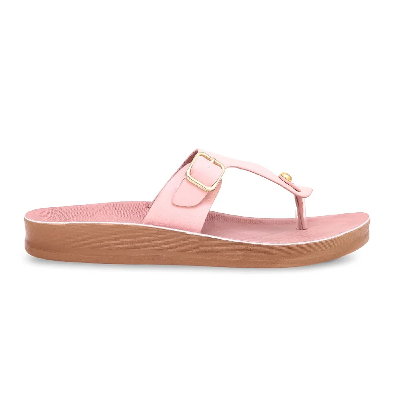 Pink Casual Softys CL5393 Minimalist Sneaker Style  