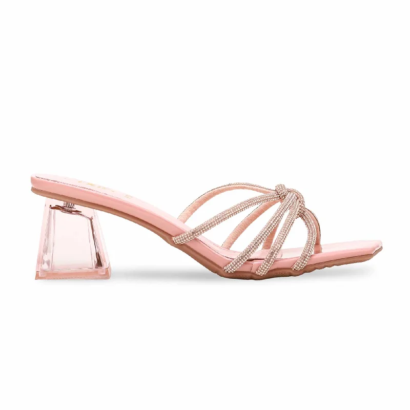 Pink Fancy Slipper FN7809 Upcycled Shoe Look  