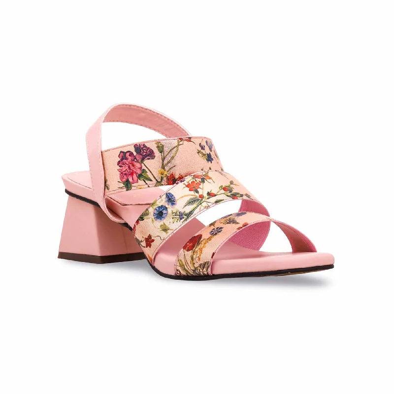 Pink Formal Sandal FR5303 Loose - Fit Slipper Style  
