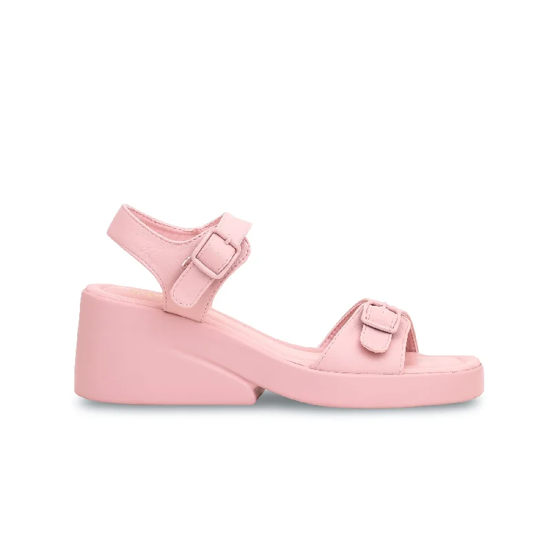 Pink Formal Sandal PU4009 Sustainable Shoe Design  