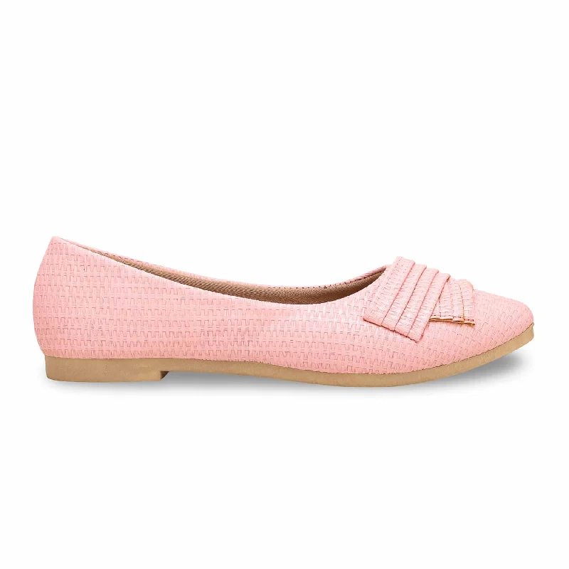 Pink Pumps WN1080 Ivy League Loafer Look 