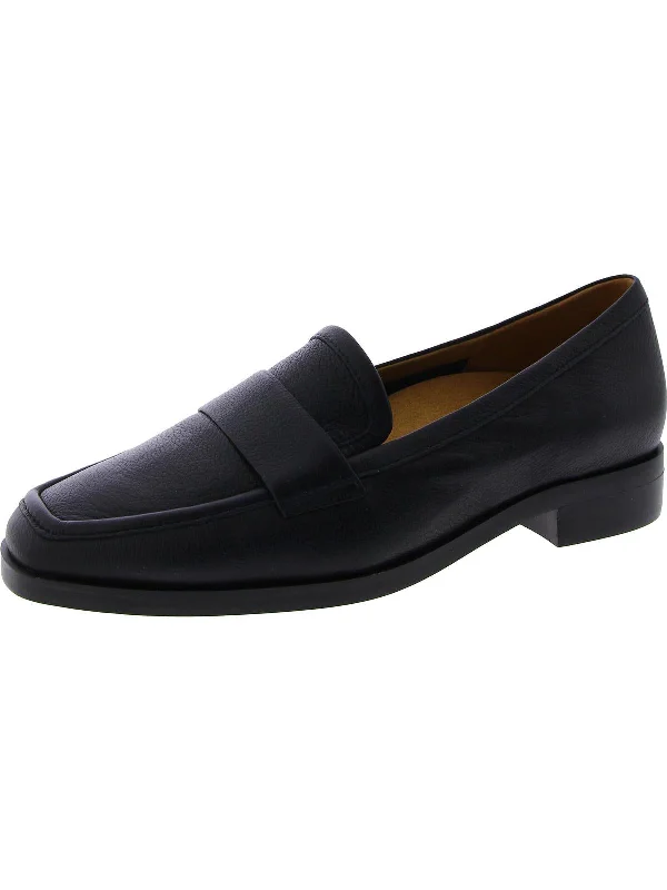 Sellah II Womens Leather Square Toe Loafers