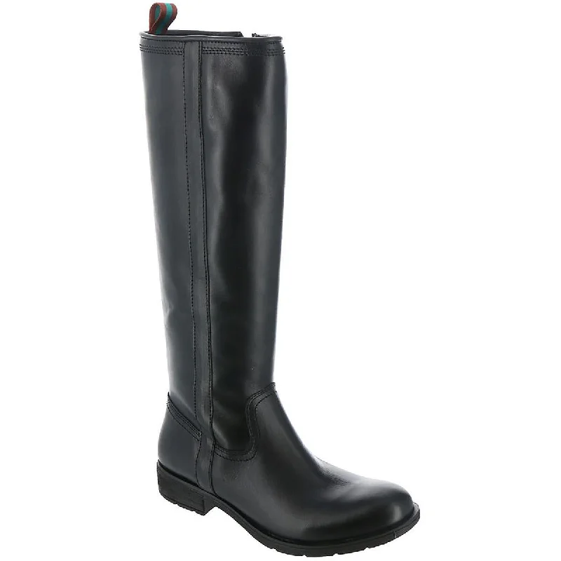 Sofft Womens Bluma Zipper Leather Knee-High Boots