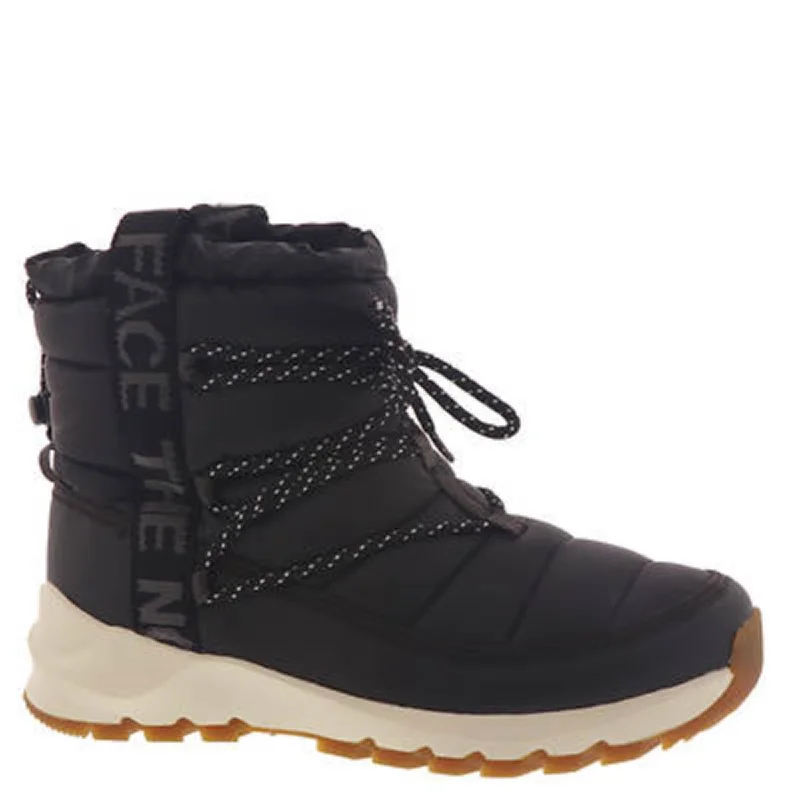 The North Face Womens Thermoball Lace Up Faux Fur Lined Winter & Snow Boots